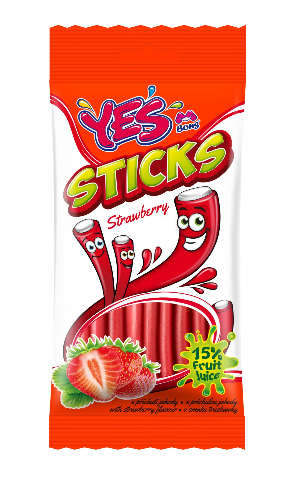 YES Sticks Strawberry 90g