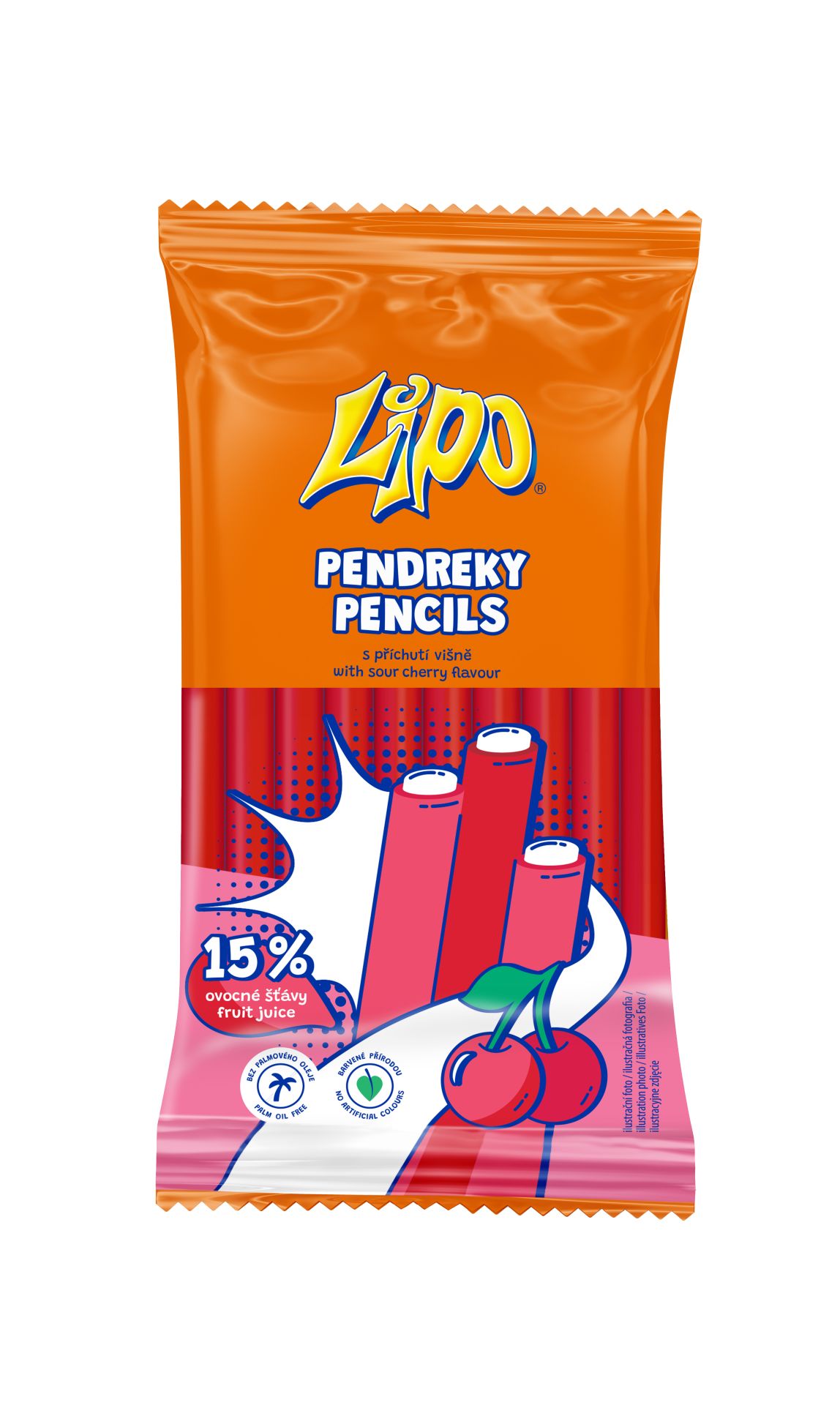 LIPO Pencils Sour Cherry 80g