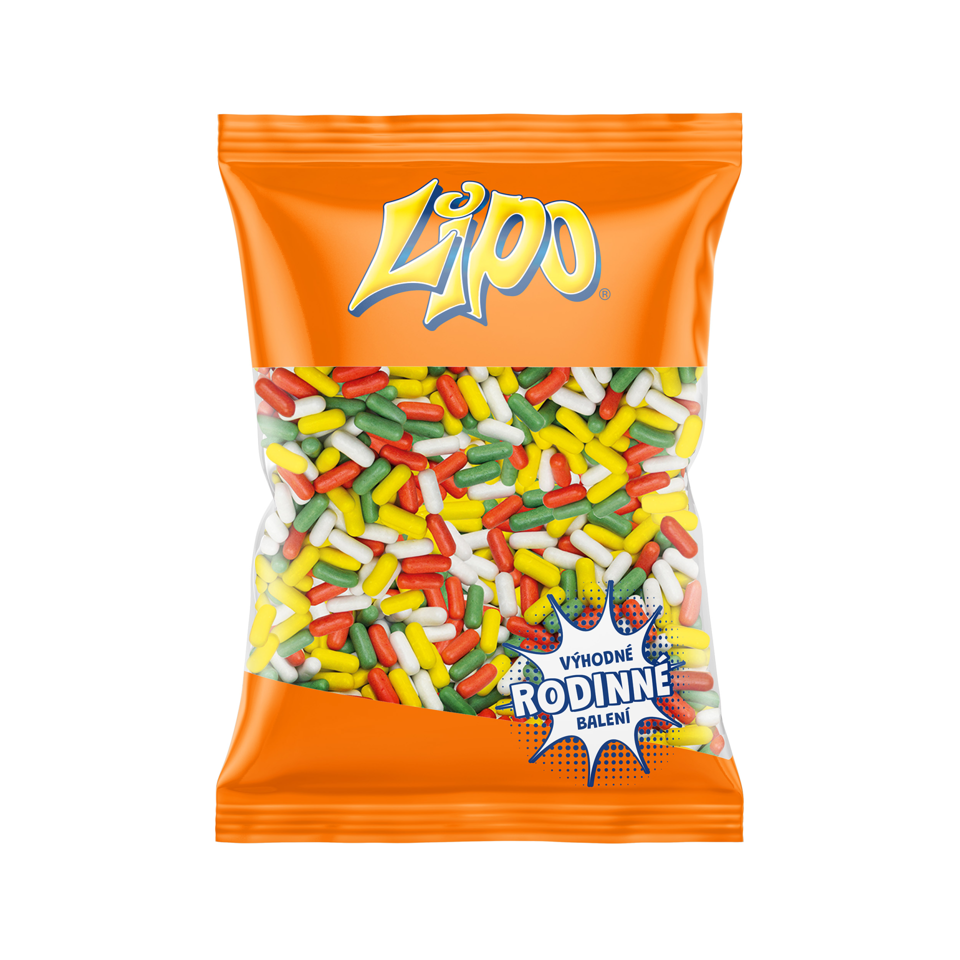 LIPO Liquorice dragee 750 g