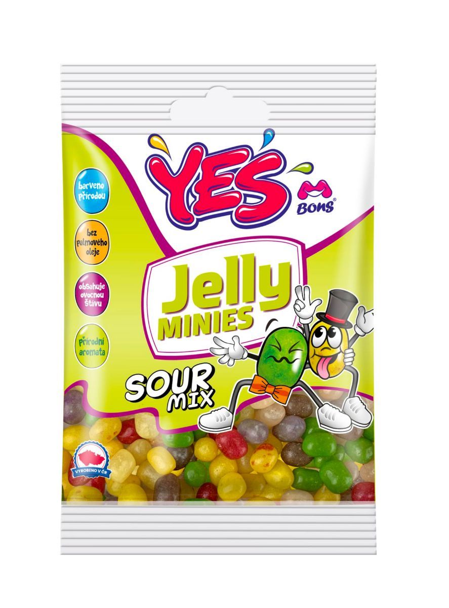 YES Jelly Minies Kyselý MIX 60g