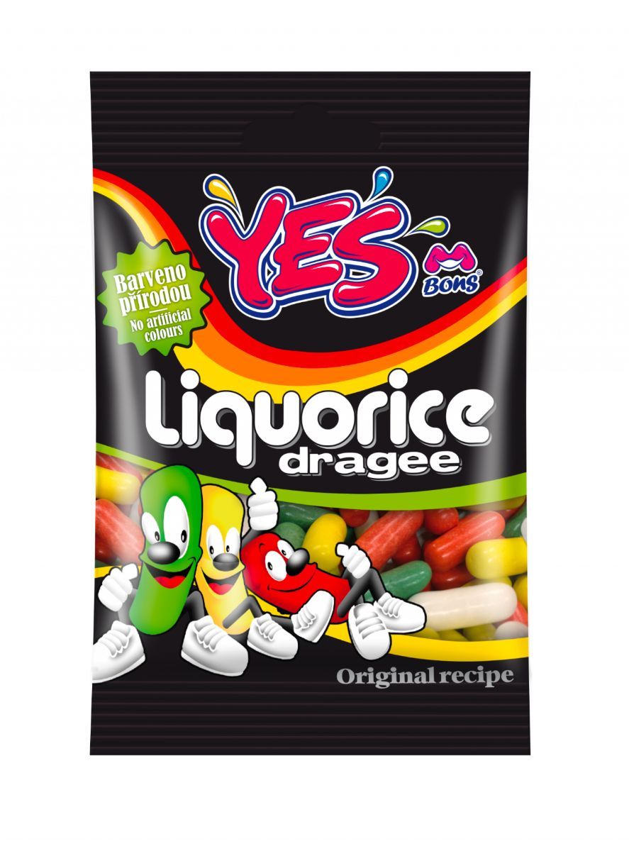 YES Liquorice dragee 60g